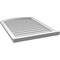 Ekena Millwork Arch Top Surface Mount PVC Gable Vent: Functional, w/ 2"W x 2"P Brickmould Sill Frame, 26"W x 36"H GVPAR26X3603SF - alternate 2